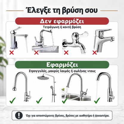 οδηγοσ συμβατοτητασ για θηκη για σφουγγαρια πανω στη βρυση για στρογγυλο λαιμο και ντουζιερα

